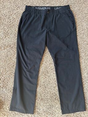 Under Armour Men’s Black Elastic Waist Performance pants